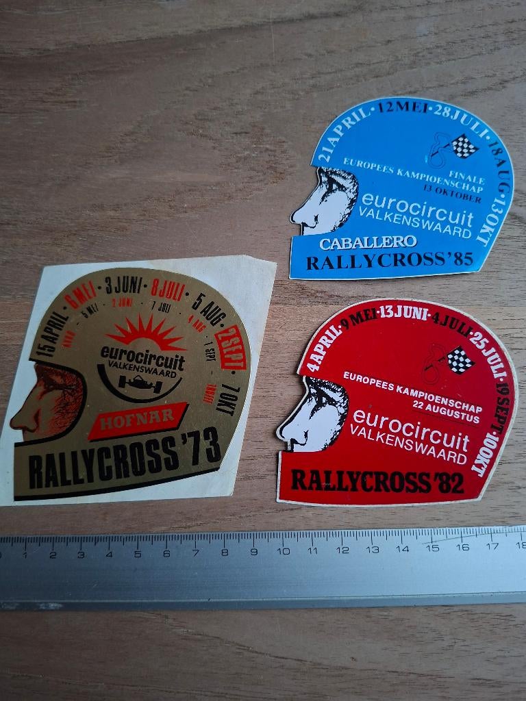 Stickers rallycross Valkenswaard, Ophalen of Verzenden, Zo goed als nieuw, Auto of Motor
