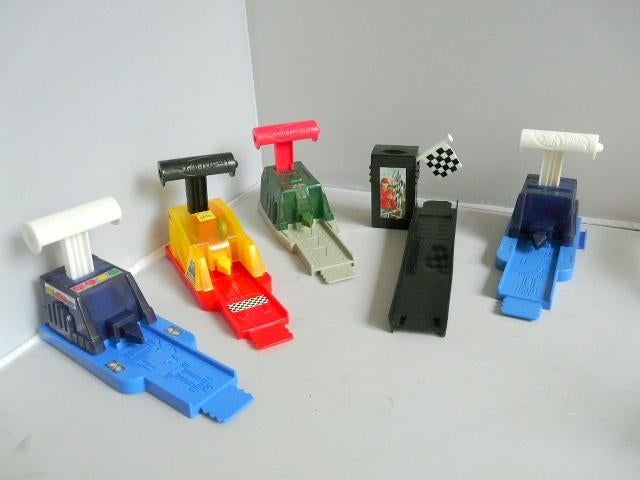McDonalds 2001 # Hotwheels auto starters 5x, Ophalen of Verzenden, Zo goed als nieuw, Handmatig, Hot Wheels