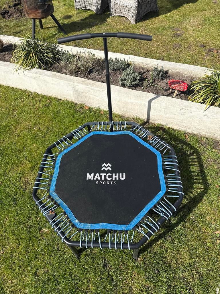 Fitness trampoline met handvat - Matchu Sports, Ophalen, Gebruikt, Benen, Overige typen