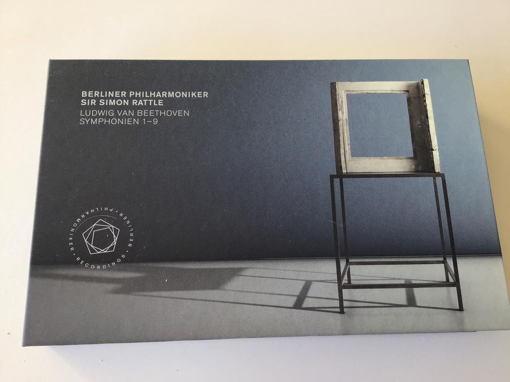 Beethoven symphonien 1-9 Simon Rattle 5xCD + 3xBlue ray BOX, Ophalen of Verzenden, Classicisme, Zo goed als nieuw