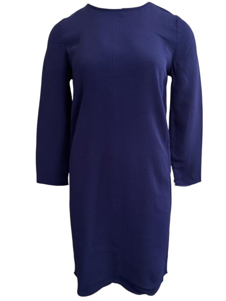 Forte Forte jurk S, Blauw, Ophalen of Verzenden, Zo goed als nieuw, Onder de knie