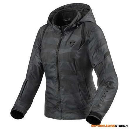 REVIT! Flare 2 Dames Motorjas, Zwart-Grijs, Motoren, Kleding | Motorkleding, Ophalen of Verzenden, Nieuw met kaartje