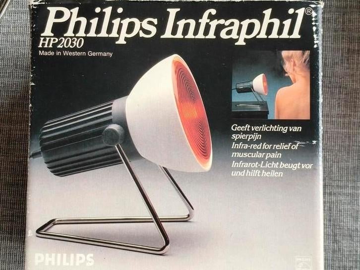 Philips Infraphil HP 2030 Infraroodlamp - Vintage Retro, Sport en Fitness, Gezondheidsproducten en Wellness, Gebruikt, Overige typen
