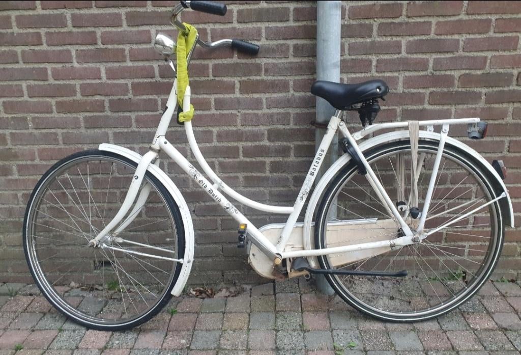 Witte Batavus Old Dutch Omafiets, Fietsen en Brommers, Fietsen | Dames | Omafietsen, 56 cm of meer, Ophalen, Gebruikt, Batavus