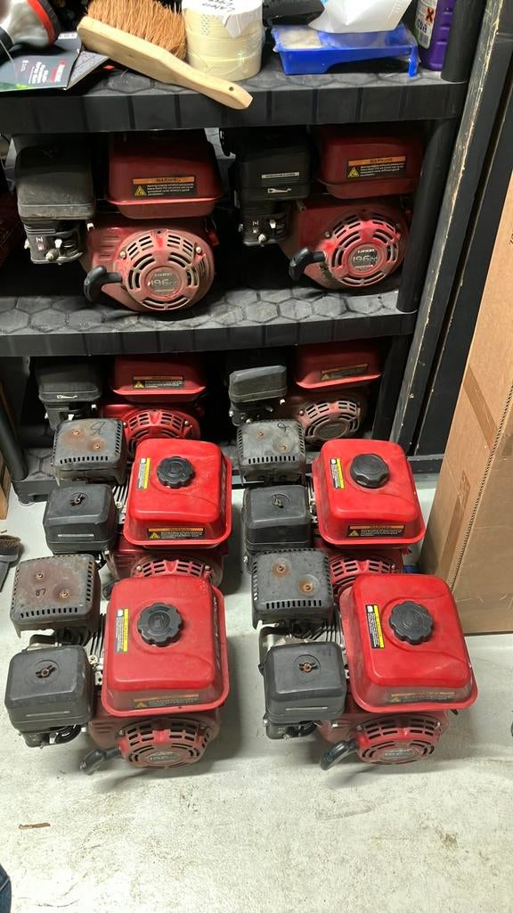 Professionele benzinemotor 4takt 196cc 6.5pk, Ophalen of Verzenden