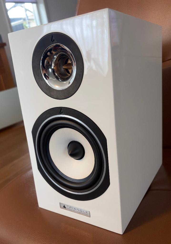 Triangle Esprit Titus Ez speakers (wit), Audio, Tv en Foto, Luidsprekers, Overige merken, Gebruikt, Ophalen of Verzenden, 60 tot 120 watt