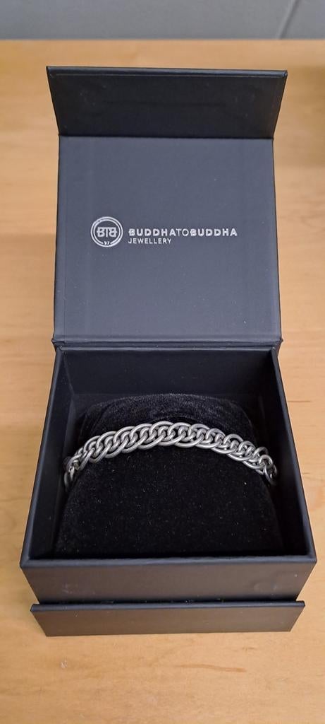 Armband buddha to buddha, Sieraden, Tassen en Uiterlijk, Ophalen of Verzenden, Zo goed als nieuw, Zilver, Zilver