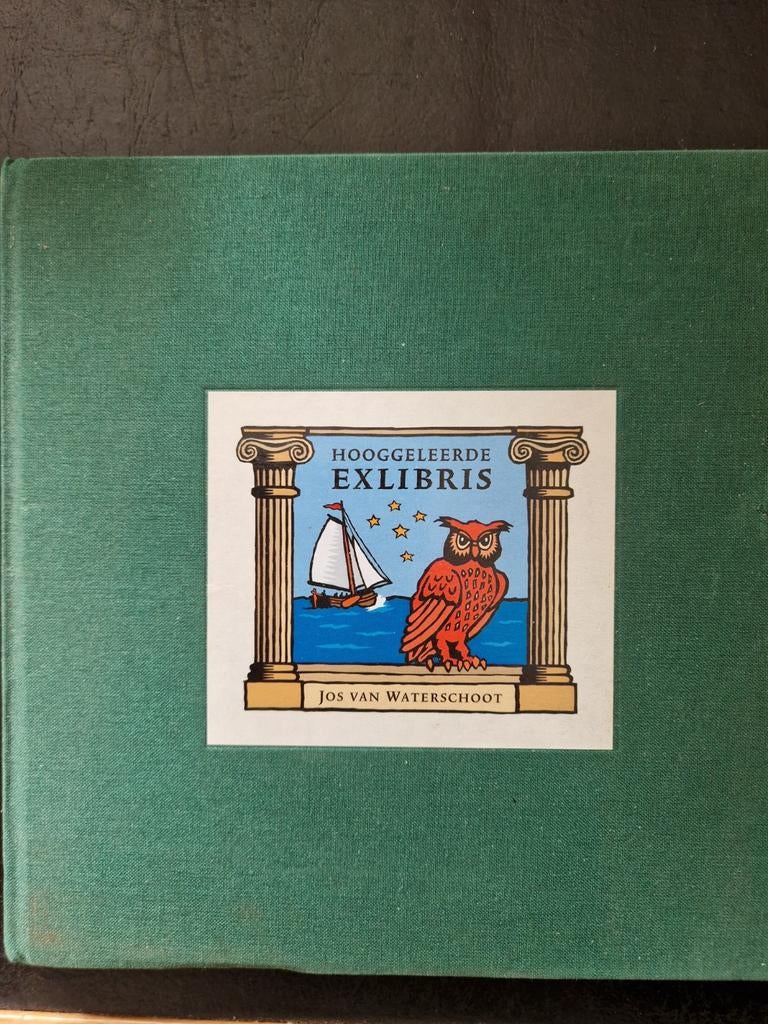 Hooggeleerd Exlibris - Jos Waterschoot, Ophalen of Verzenden
