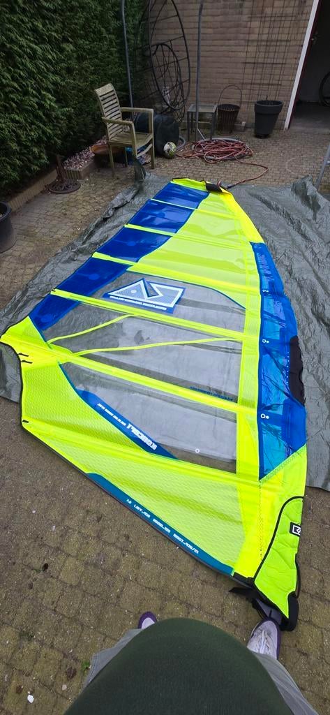 Windsurfzeilen freeride/freerace en race 7.0 tot 10.5, Ophalen, Gebruikt, Zeil, 7 m² of meer