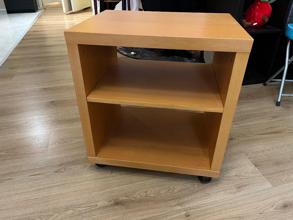 Kastje op wielen, Ophalen, Gebruikt