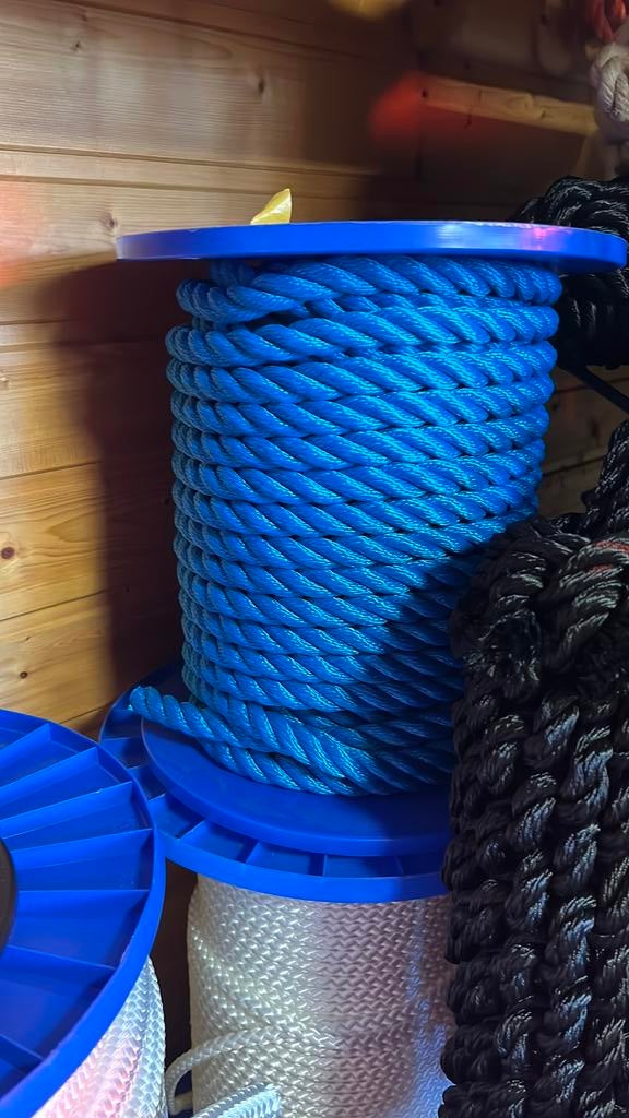 Rol 34 meter 14 mm dik soepel landvast touw, Ophalen of Verzenden, Nieuw, Lijn of Blok