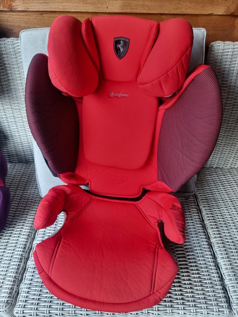 Cybex Ferrari autostoel 15-36 kg, Autogordel, 15 t/m 36 kg, Zijbescherming, Zo goed als nieuw