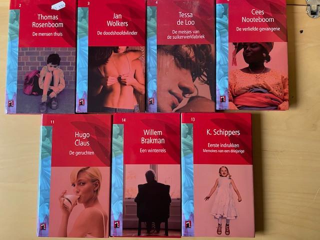 Wegener dagbladen 7 x literaire hardcovers, Boeken, Ophalen of Verzenden, Zo goed als nieuw