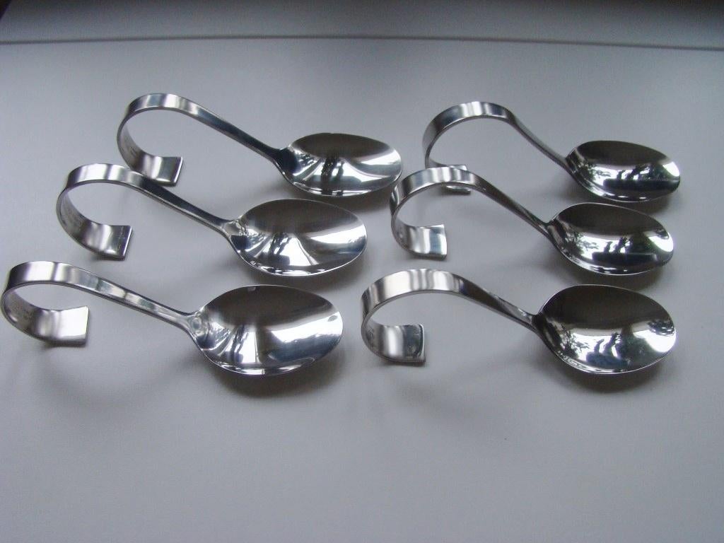 6 rvs amuse lepels nieuw, Ophalen of Verzenden, Nieuw, Rvs of Chroom, Los bestek