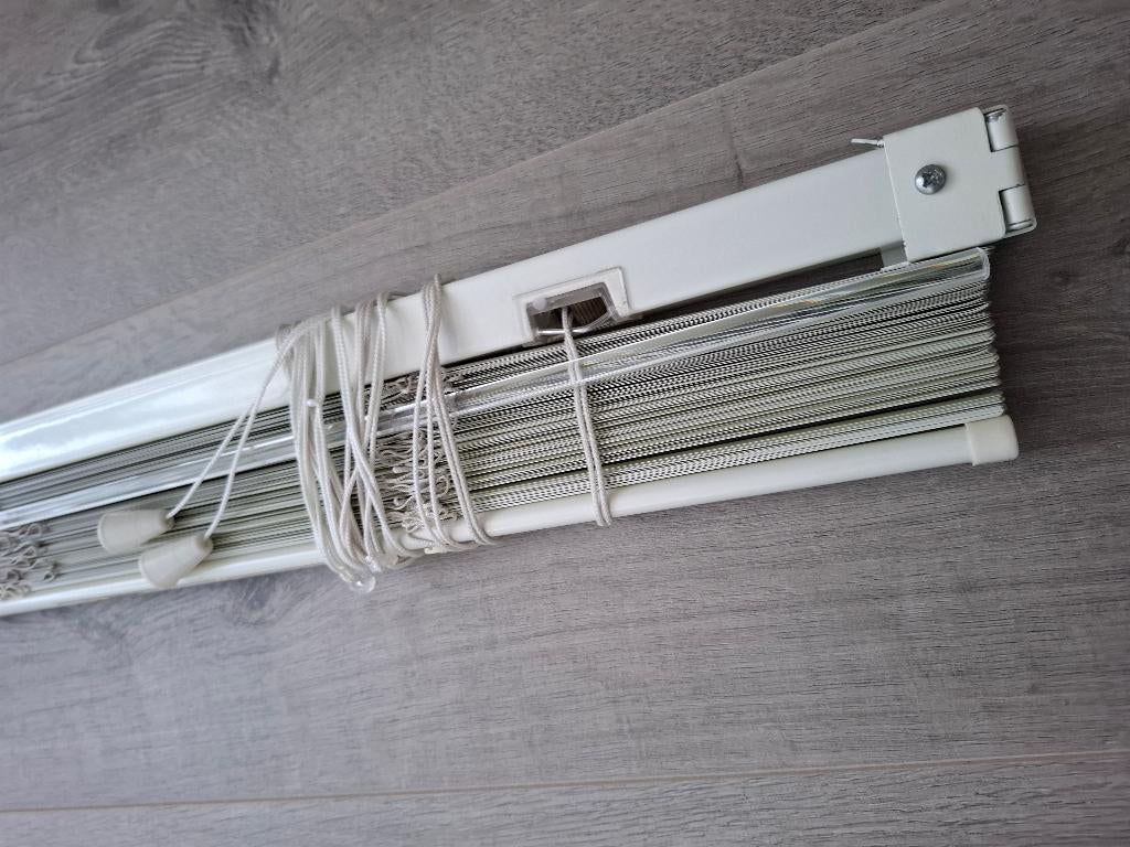 Horizontale jaloezien 80x175 cm, Zo goed als nieuw, Crème, 150 tot 200 cm, 50 tot 100 cm