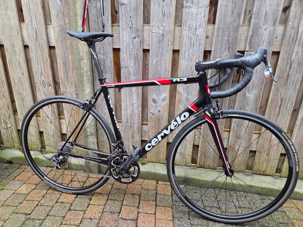 Cervelo R3 Carbon 56 cm...Sram Red...TOPSTAAT, Fietsen en Brommers, Fietsen | Racefietsen, Carbon, Zo goed als nieuw, Meer dan 20 versnellingen