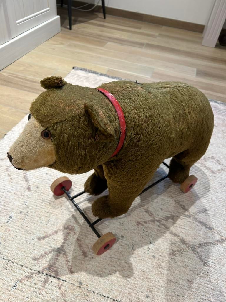 antieke vooroorloge steiff lange F, Verzenden