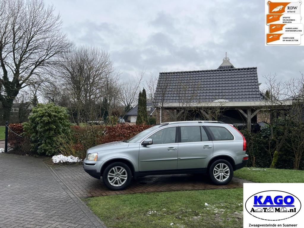 Prachtige Volvo XC90 2.4 D5 Summum bj 2008 nwe d-riem+apk, Gebruikt, 241 €/maand, Navigatiesysteem, 7 stoelen