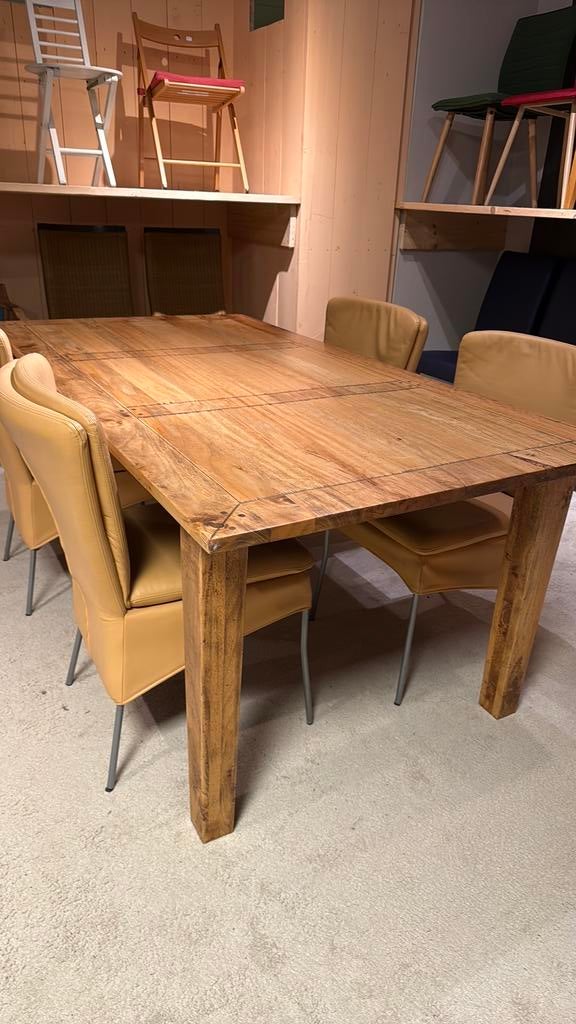 Industrieele eettafel, Gebruikt, ., Industrieeel, Eikenhout