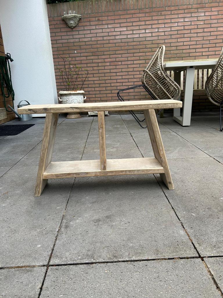 Houten bijzettafel, Ophalen, Minder dan 45 cm, Gebruikt, 55 tot 75 cm