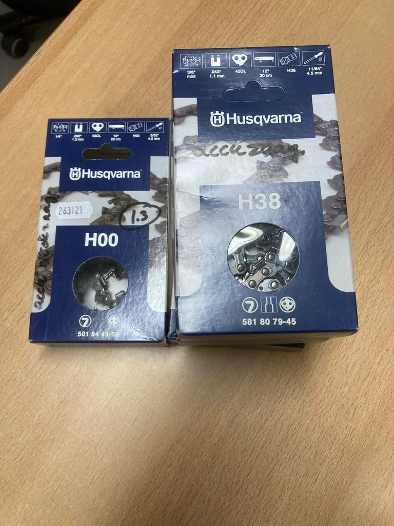 Husqvarna diverse nieuwe zaagkettingen, Ophalen of Verzenden, Nieuw