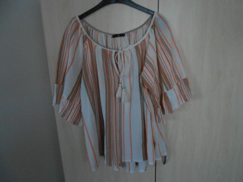 Mooie wijde blouse 1 maat, Ophalen of Verzenden, Zo goed als nieuw, Maat 42/44 (L), Overige kleuren