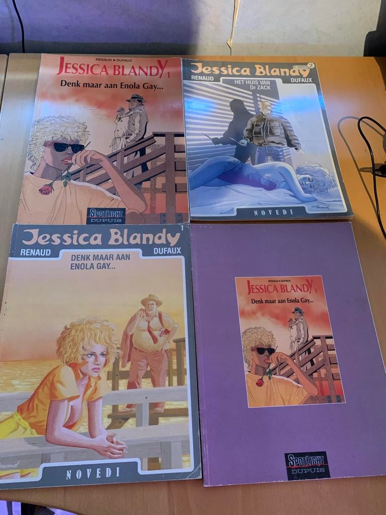 Jessica Blandy stripboeken - 4 stuks, Meerdere stripboeken, Ophalen of Verzenden, Gelezen