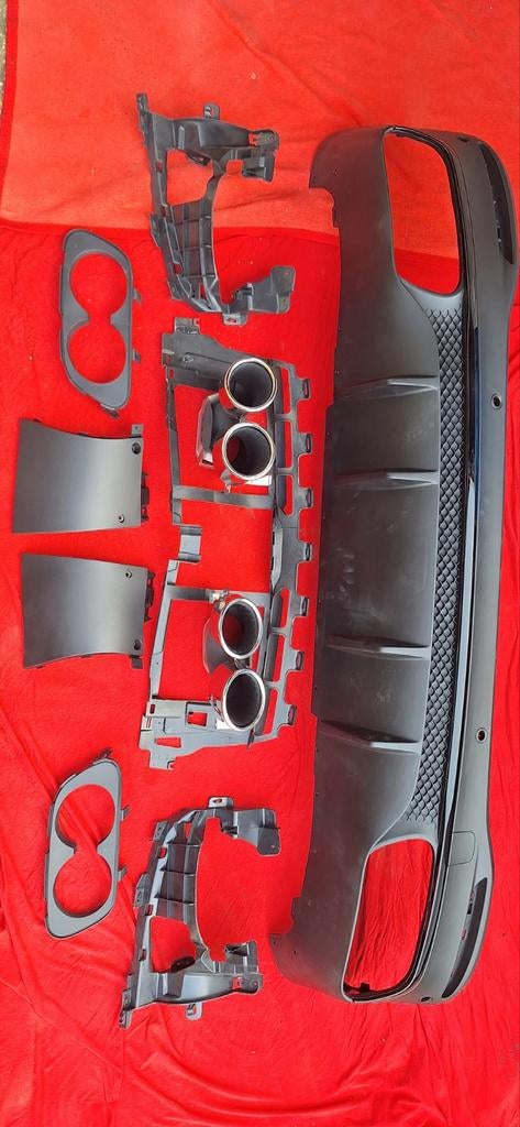 Mercedes W167 GLE SUV AMG Line Diffuser Einddempers, Mercedes-Benz, Nieuw, Ophalen of Verzenden, Achter