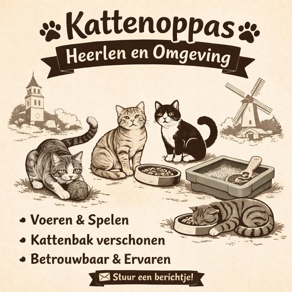 Kattenoppas aangeboden!, Dieren en Toebehoren, Ophalen
