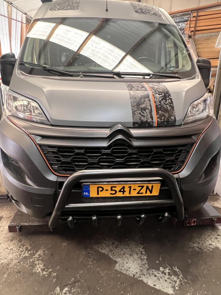 Fiat Ducato Peugeot Boxer Citroen Jumper Bullbar Zwart