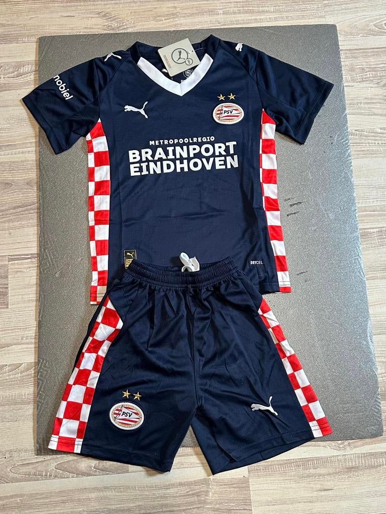 PSV Voetbaltenue Uit Maat 128/134 Nieuw, Maat XS of kleiner, Verzenden, Nieuw, Set