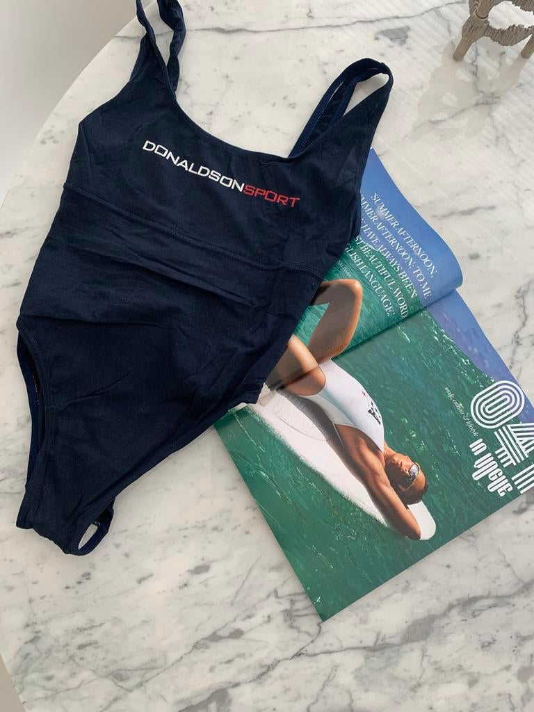 Donaldson badpak, Verzenden, Zo goed als nieuw, Zwart, Badpak