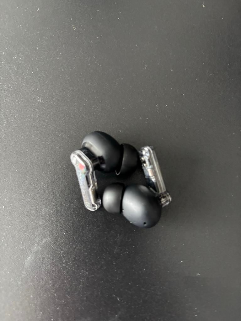 Nothing Ear (1) Zwart - Draadloze Oordopjes, Op oor (supra aural), Zo goed als nieuw, Draadloos, Ophalen