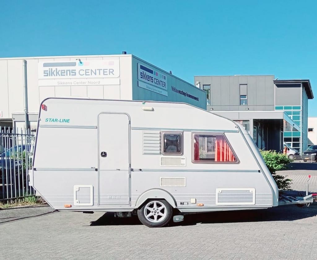 Kip caravan type Starline 41TTZ, Caravans en Kamperen, Caravans, Kip, Omvormbare zithoek, Treinzit, 750 - 1000 kg