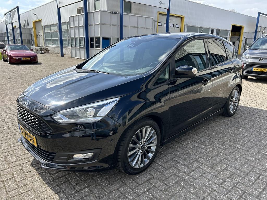 Ford C-MAX 1.0 Titanium XENON CARPLAY CAMERA TRHK NAP!, Voorwielaandrijving, Gebruikt, Euro 6, Zwart