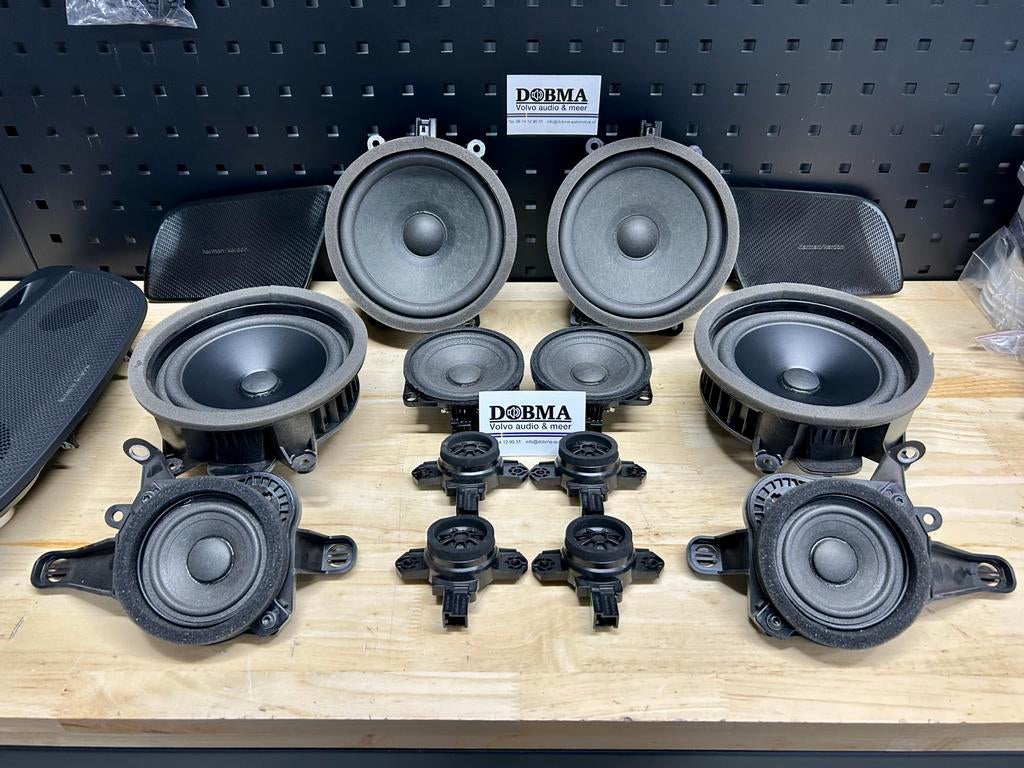 Volvo Harman Kardon speakerset S60 V60 S90 V90, Gebruikt, Ophalen of Verzenden, Volvo, X