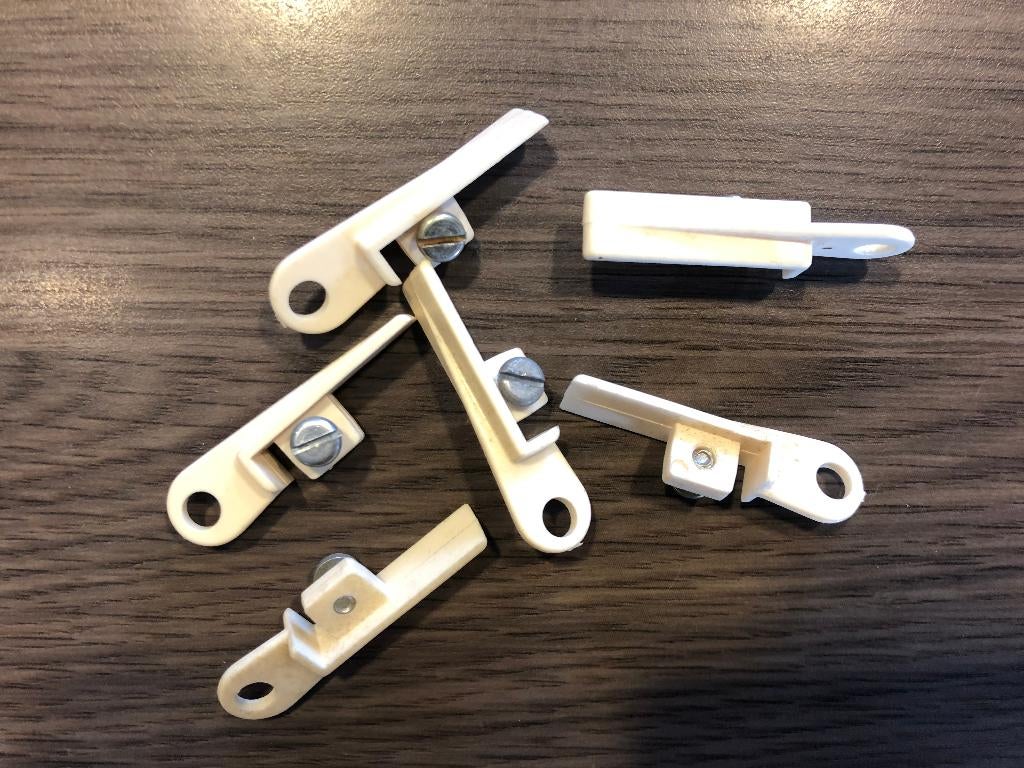 Eindstop voor Swish rail DL190 crème wit kunststof, Ophalen of Verzenden, Nieuw, Crème, Minder dan 100 cm