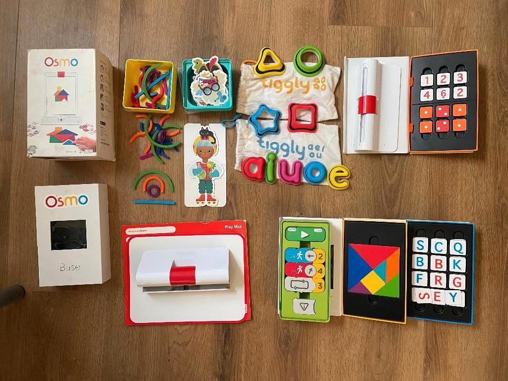 Educatief iPad-speelgoed – Groot Osmo en Tigly pakket, Ophalen of Verzenden, Zo goed als nieuw, Taal en Lezen, Met licht