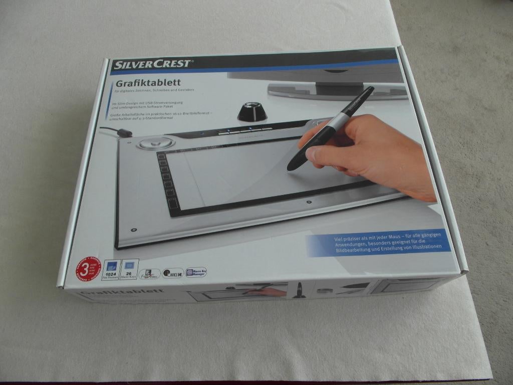 grafiklablett, Ophalen, Nieuw