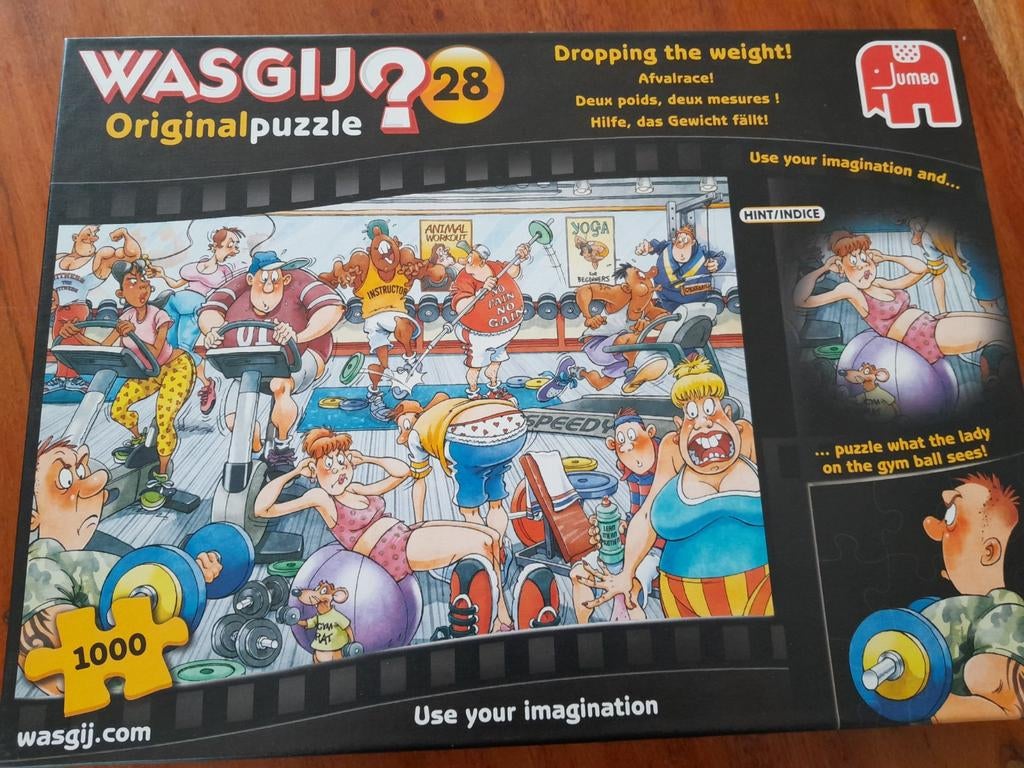 Wasgij puzzle 28, Ophalen, 500 t/m 1500 stukjes, Zo goed als nieuw