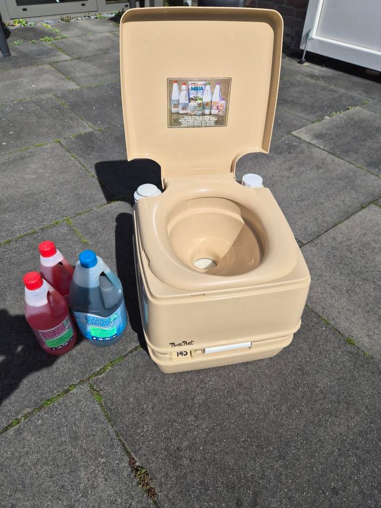 Porta Potti 145 met vloeistoffen - Nette staat, Ophalen of Verzenden, Gebruikt