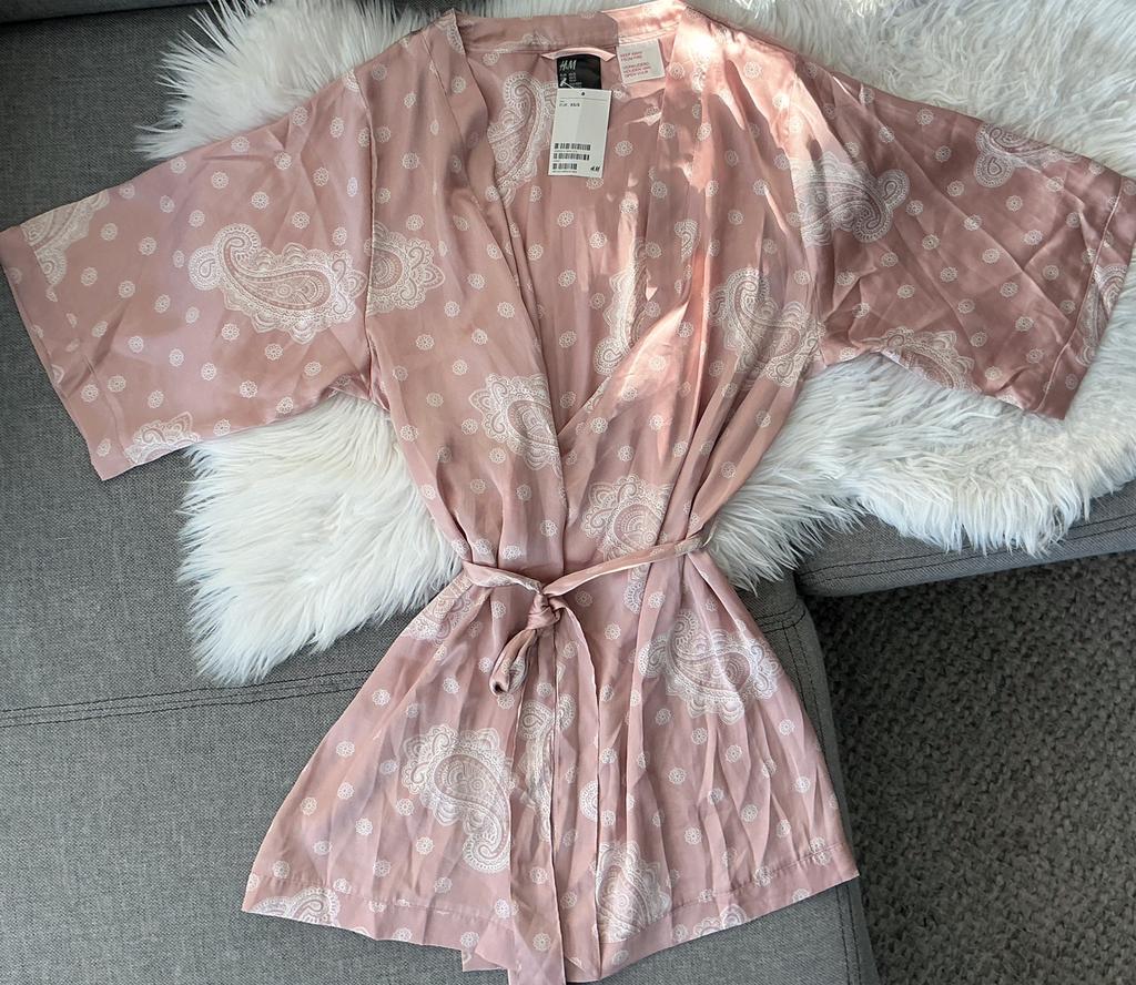 H&M Kimono Ochtendjas Badjas Nachtjapon, Verzenden, Roze, Badjas