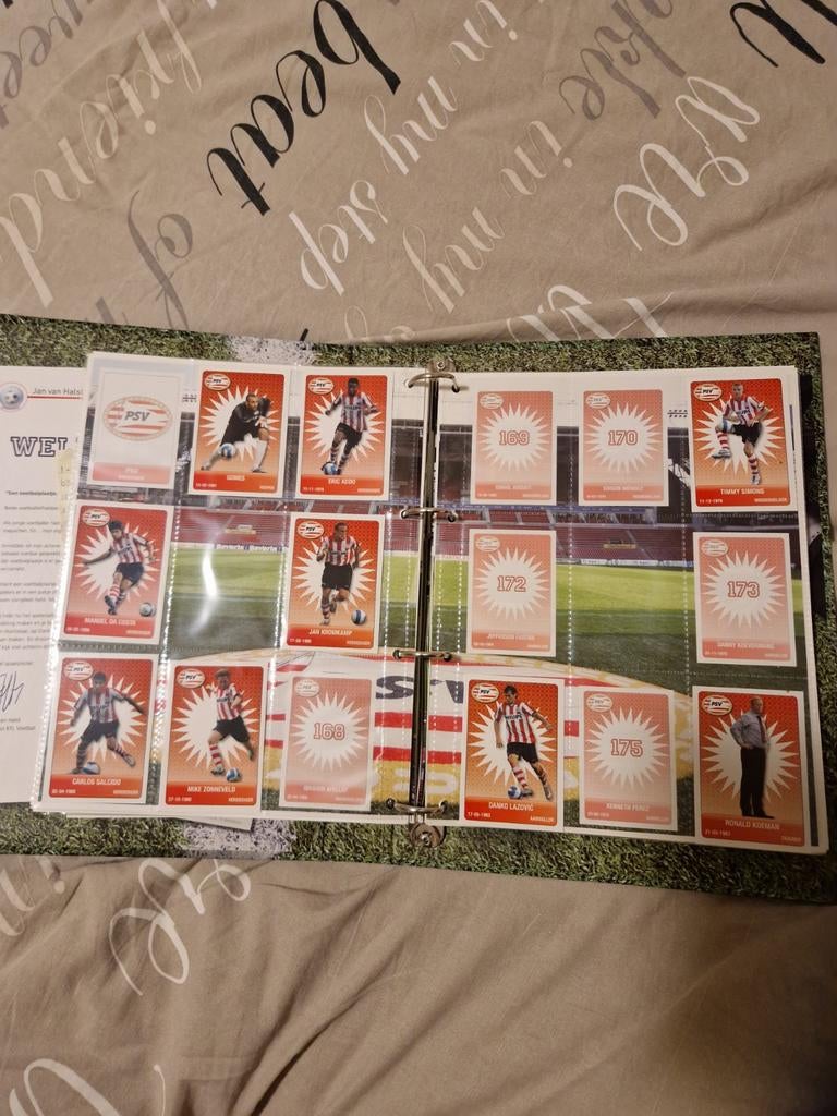 Map met voetbalplaatjes, Ophalen of Verzenden