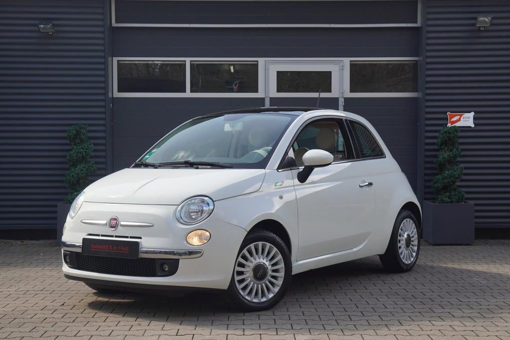 Fiat 500 1.2 Lounge PANORAMADAK PARK.SENSOREN AIRCO, Gebruikt, 1242 cc, 4 cilinders, 840 kg