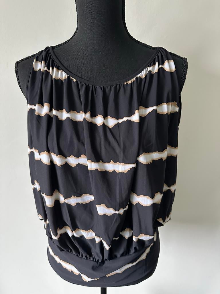 Studio Anneloes travelstof top mt XL, Zwart, Maat 46/48 (XL) of groter, Ophalen of Verzenden, Zo goed als nieuw