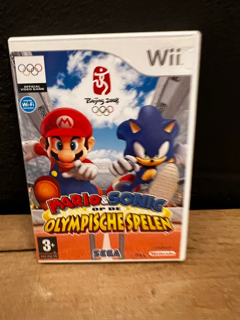 NINTENDO Wii Mario & Sonic Olympische Spelen (Beijing 2008), Eén computer, Ophalen of Verzenden, Zo goed als nieuw, Sport