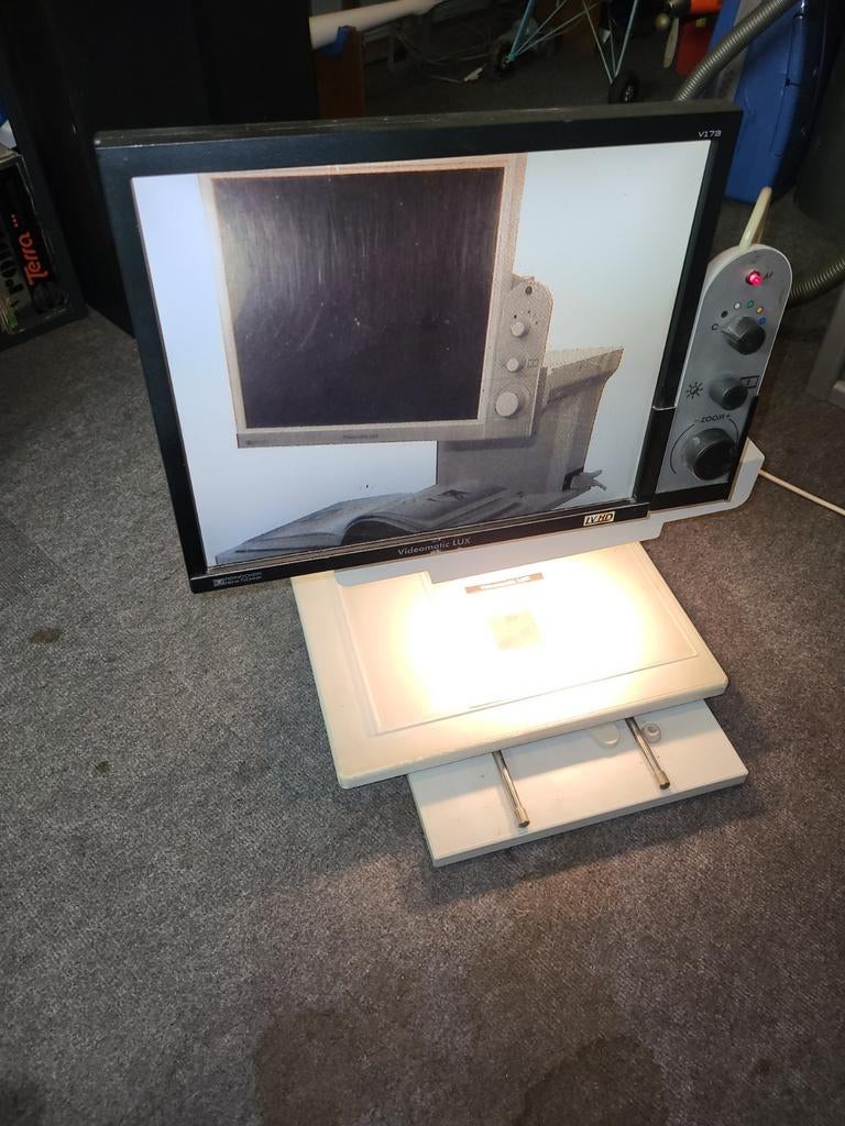 Beeldschermloep, Ophalen, Vergrootglas of Loep