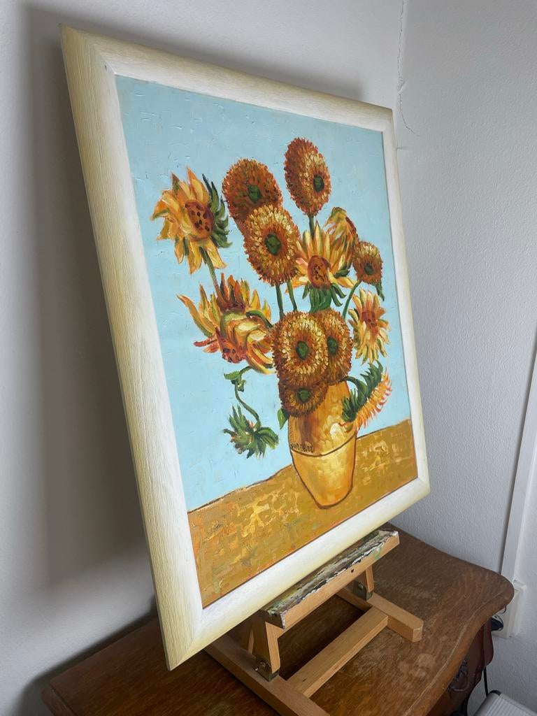 Handgeschilderd replica Van Gogh Zonnebloemen, Ophalen