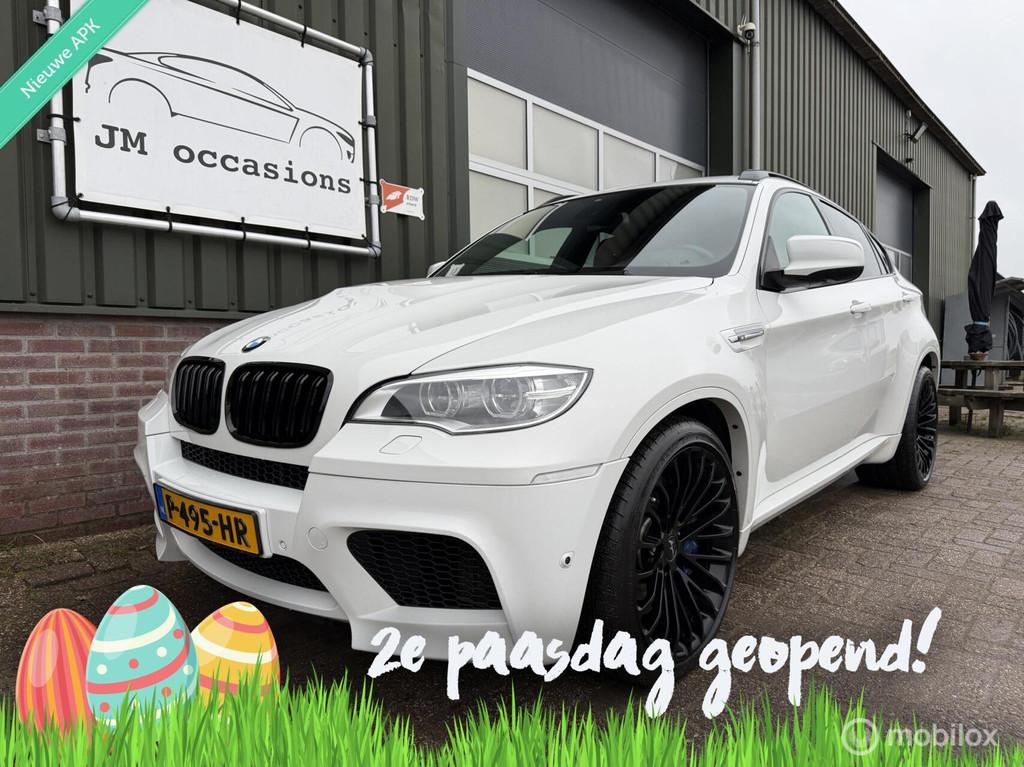 BMW X6M 4.4i V8 Individual|Led|Head-up|soft close|360 Camera, Automaat, Euro 5, Gebruikt, Wit