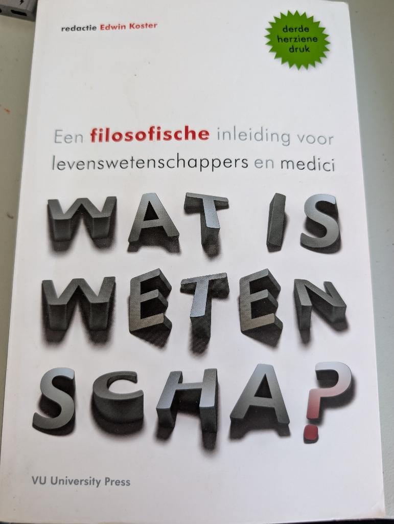 Wat is wetenschap, Overige wetenschappen, Ophalen of Verzenden, Zo goed als nieuw, Edwin Koster